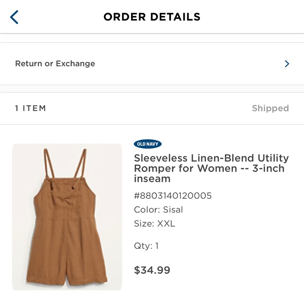 NWT ON Romper